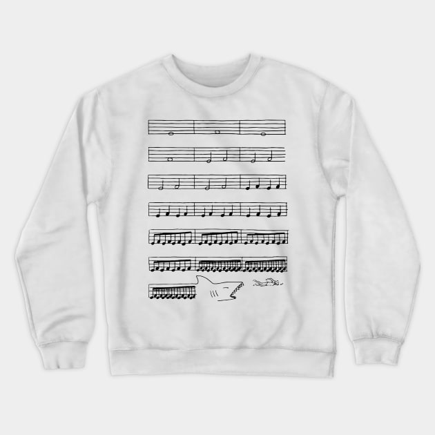 Shark Crewneck Sweatshirt by GramophoneCafe